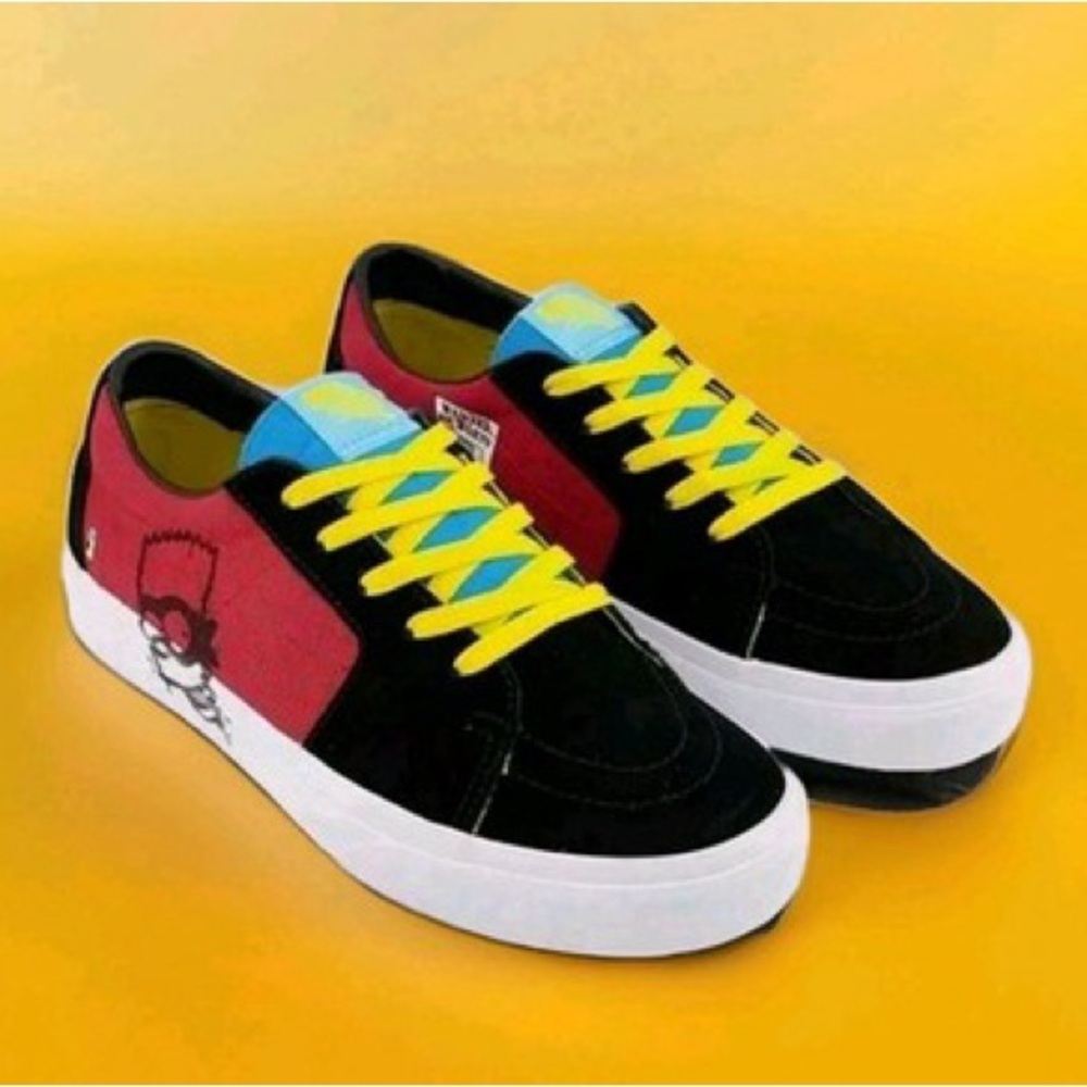 Used once Vans x Simpsons El Barto SK8 Low animated
